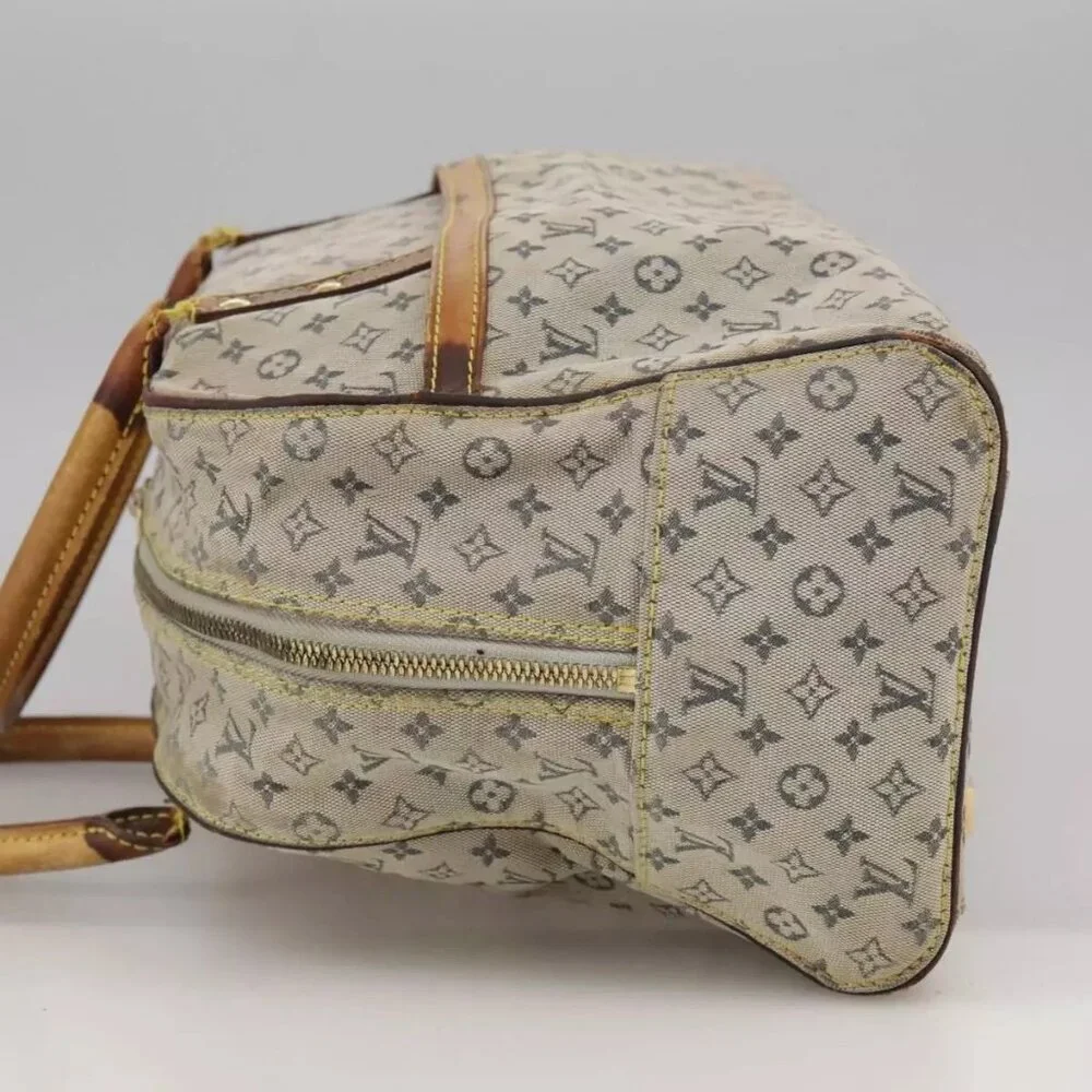 LOUIS VUITTON Monogram mini Marie Hand Bag Blue M92003 LV Auth bs20671